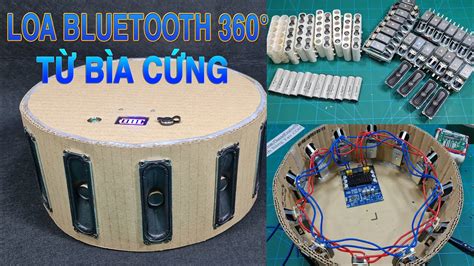 Chế Loa Bluetooth 360º Từ Bìa Cứng và Loa TV - YouTube