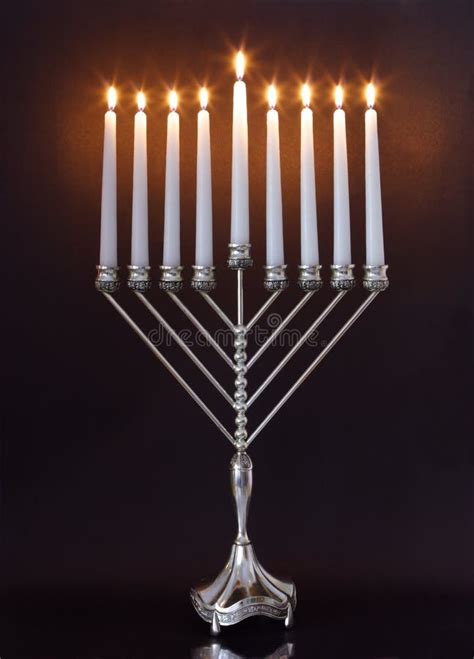 Hanukkah Candles stock image. Image of chanukiah, bright - 21466031