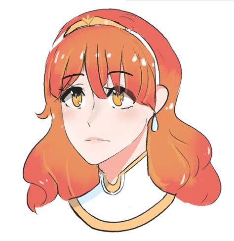 I drew a headshot of Celica : r/FireEmblemHeroes