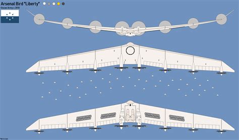 I made an overview drawing of the Arsenal Bird! : r/acecombat