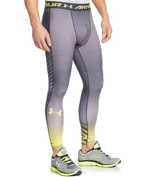 Lyst - Under Armour Exo Heatgear Compression Leggings in Gray for Men