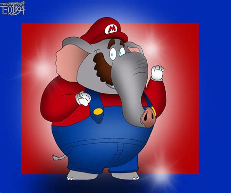 Elephant Mario by TED-1994 on DeviantArt