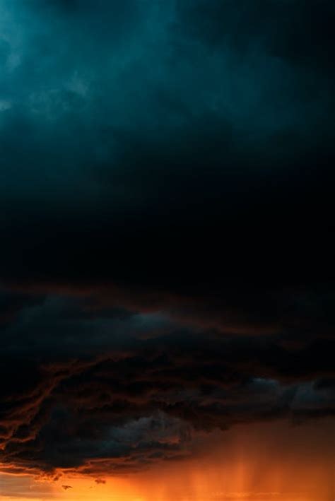 Dark Blue Sky During Sunset · Free Stock Photo