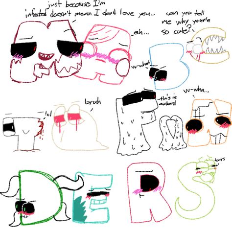 alphabet lore ships but it's in my AU by thecaredkid on DeviantArt