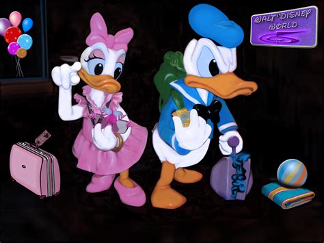 Daisy and Donald Head to WDW by WDWParksGal-Stock on DeviantArt