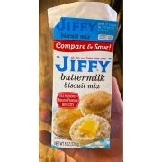 Jiffy Biscuit Mix, Buttermilk: Calories, Nutrition Analysis & More | Fooducate