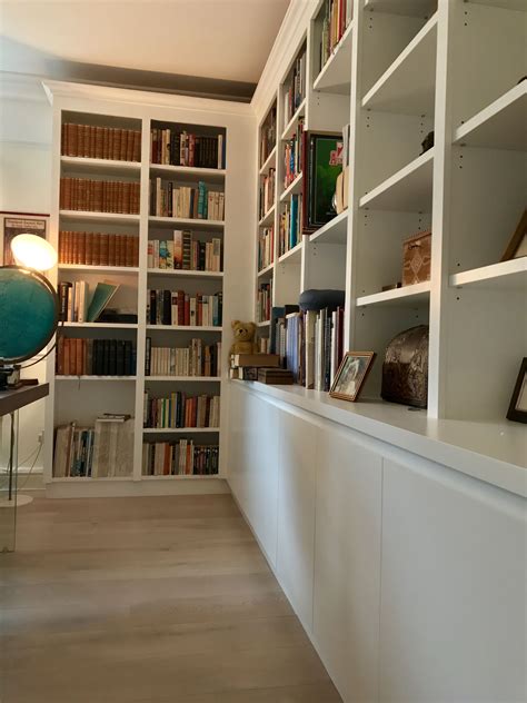 Clean square edged detail of the modern bookcase. Sleek and elegant lines. | Cupboard design ...