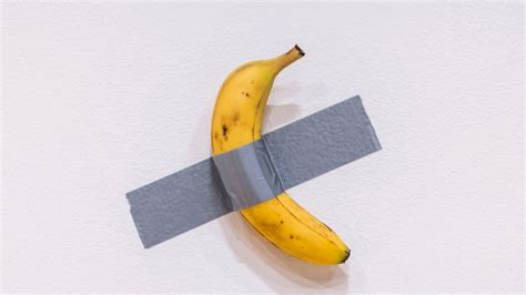 Banana duct-taped to a wall sells for $6.2m at auction | Offbeat News ...