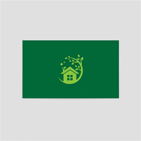 Simple Green Home Logo Template - The Design Love