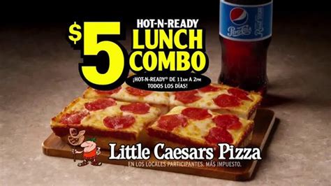 Little Caesars Pizza $5 Lunch Combo TV Commercial, 'Archivador' - iSpot.tv