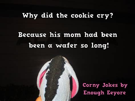 Corny Jokes Puns Why Did The Cookie Cry Corny Jokes Corny Jokes | Hot ...