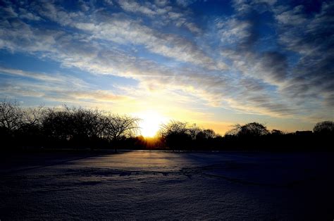 Winter Sunrise Free Stock Photo - Public Domain Pictures