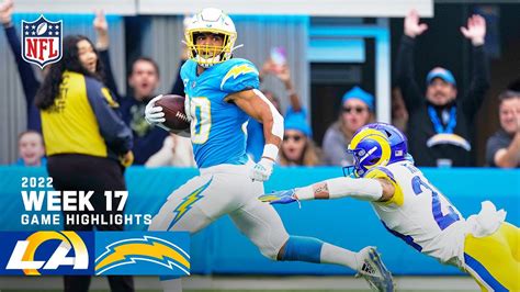 Los Angeles Rams vs. Los Angeles Chargers | 2022 Week 17 Game Highlights - YouTube