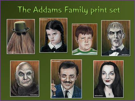 Print / Uncle Fester / the Addams Family / - Etsy | Addams family, Family print, Print