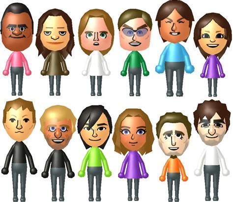 Wii Sports Resort Club Miis by BeastlyMantis21 on DeviantArt