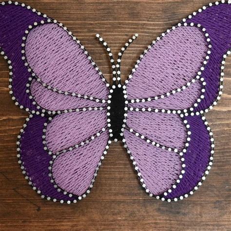 Purple Butterfly- 25+ Creative And Amazing String Art Ideas To Get ...