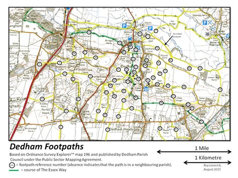 Footpath Map » Dedham Parish Council