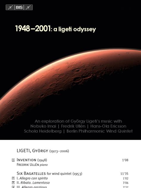 1948-2001 - A Ligeti Odyssey | PDF | Classical Music | Entertainment ...