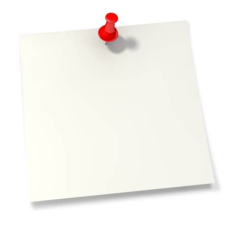 Thumbtack Note Png