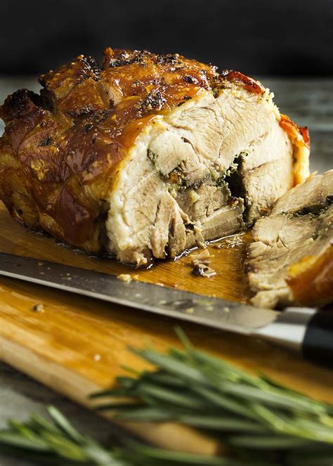 Roast Pork Shoulder Porchetta Style - Just a Little Bit of Bacon