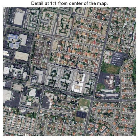 Aerial Photography Map of Fountain Valley, CA California