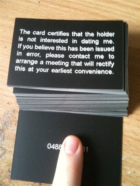 Got an offer for fifty free business cards, now I have to hand these out by Friday... : r/funny