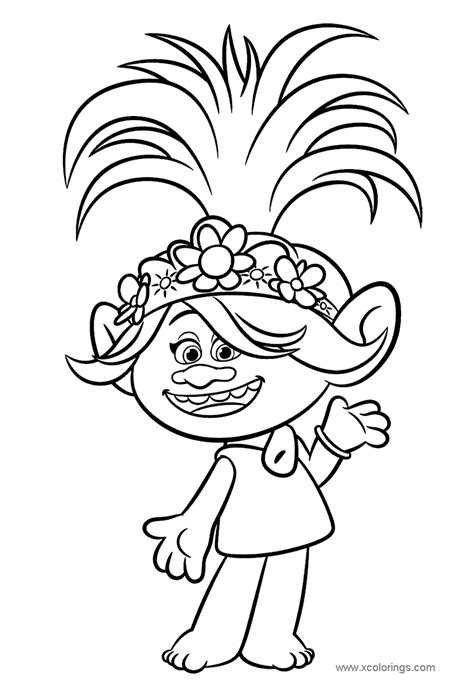 Trolls World Tour Coloring Pages