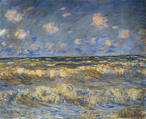 Rough Sea, 1881 - Claude Monet - WikiArt.org