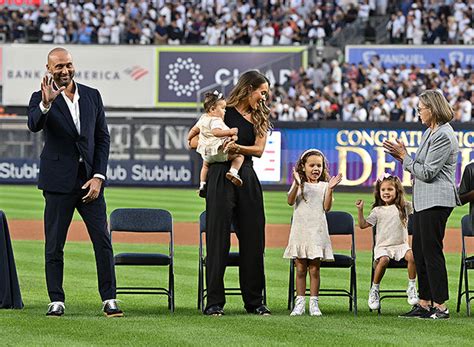 Derek Jeter’s Three Daughters Support Him At Hall Of Fame Induction ...