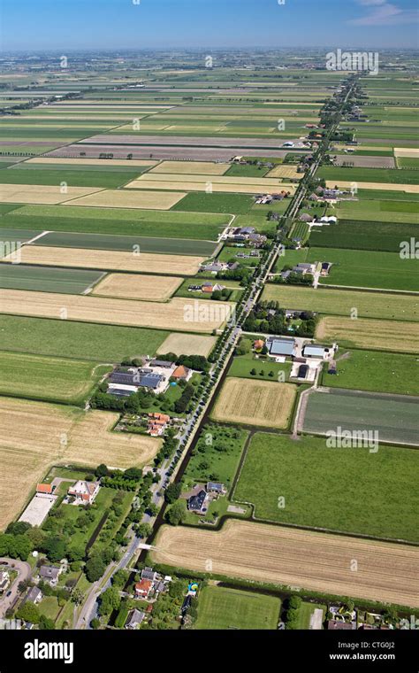 The Netherlands, Midden Beemster, Aerial Beemster Polder. UNESCO World heritage Site Stock Photo ...