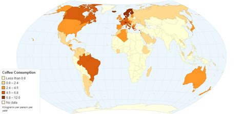 Coffee Consumption Per Capita Worldwide | IndexMundi Blog