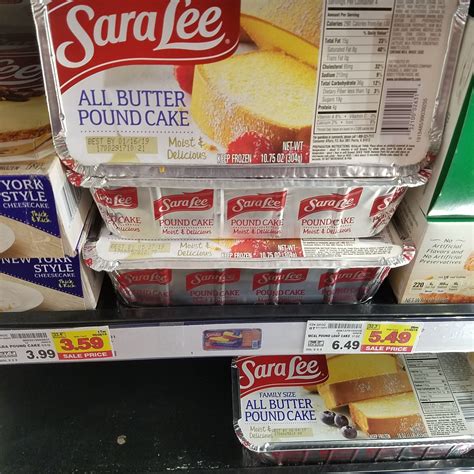 Sara Lee Pound Cake just $2.59 - Kroger Couponing