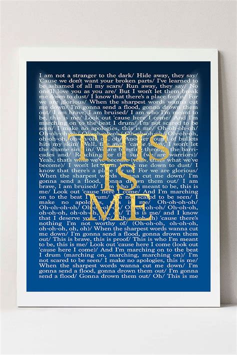 This Is Me Lyrics Printable Greatest Showman - Image to u