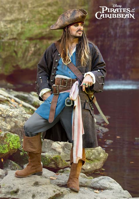 Exclusive Authentic Captain Jack Sparrow Costume for Men