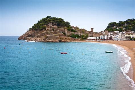 Castle View in Tossa De Mar, Spain. Stock Image - Image of tourism ...