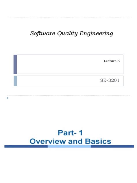 Software Quality Engineering | PDF