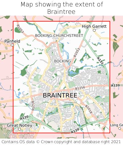 Where is Braintree? Braintree on a map