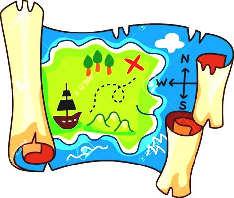 Treasure Map Clipart at GetDrawings | Free download