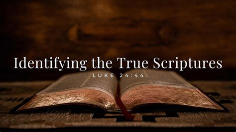 Jude 3,4 | Identifying the True Scriptures - YouTube