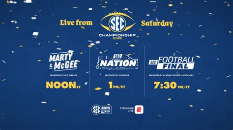 SEC Network Surrounds SEC Championship Game with Wall-to-Wall ...