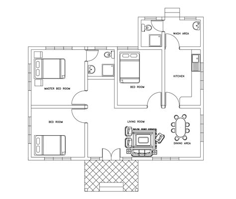 21+ Modern House Plan Dwg Free Download