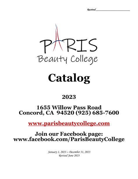 Admission and Enrollment Information | Paris Beauty College - Concord, CA