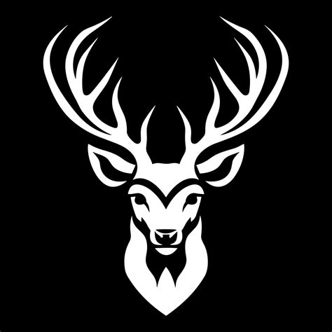 Vector deer head 26692590 Vector Art at Vecteezy