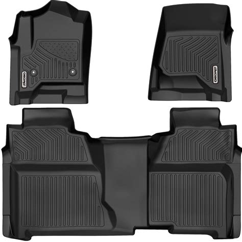 OEDRO Floor Mats Fit 2014-2018 Chevy Silverado/GMC Sierra 1500 Crew Cab ...