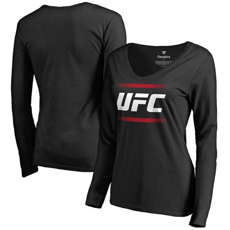 Women's Fanatics Branded Black UFC Country Bars Long Sleeve T-Shirt | Ufc clothing, Ufc ...