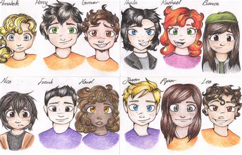 Percy Jackson Characters by stelleo on DeviantArt