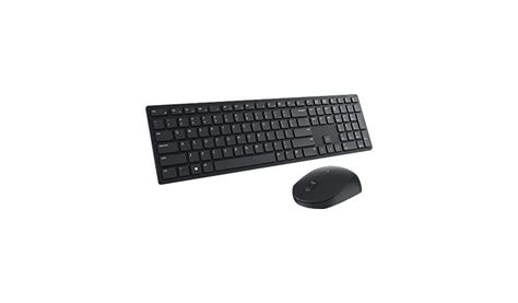 Dell Pro KM5221W - keyboard and mouse set - Canadian French - black ...