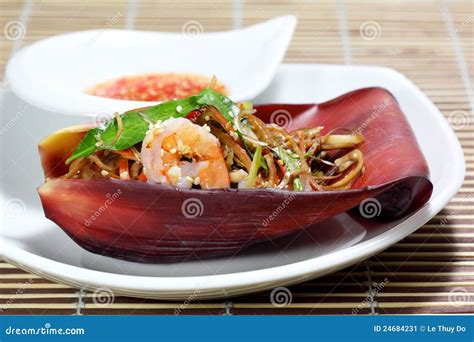 Banana Flower Salad stock image. Image of carrot, lime - 24684231