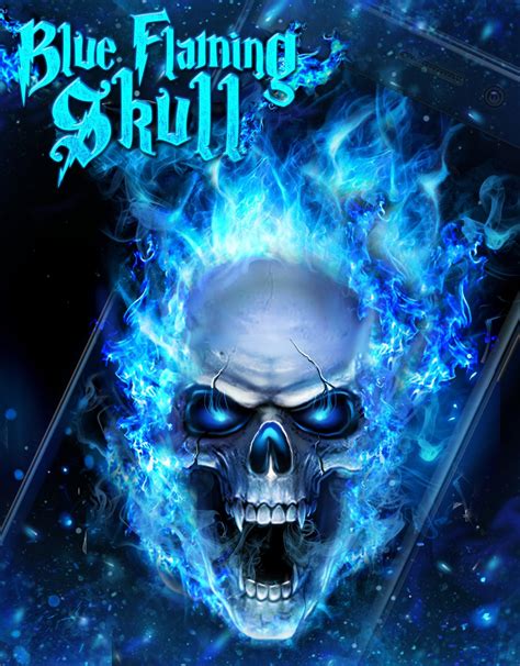 Blue Fire Skull Wallpapers - Top Free Blue Fire Skull Backgrounds - WallpaperAccess