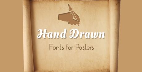46+ Best Hand Drawn Poster Fonts Free Download | Free & Premium Templates